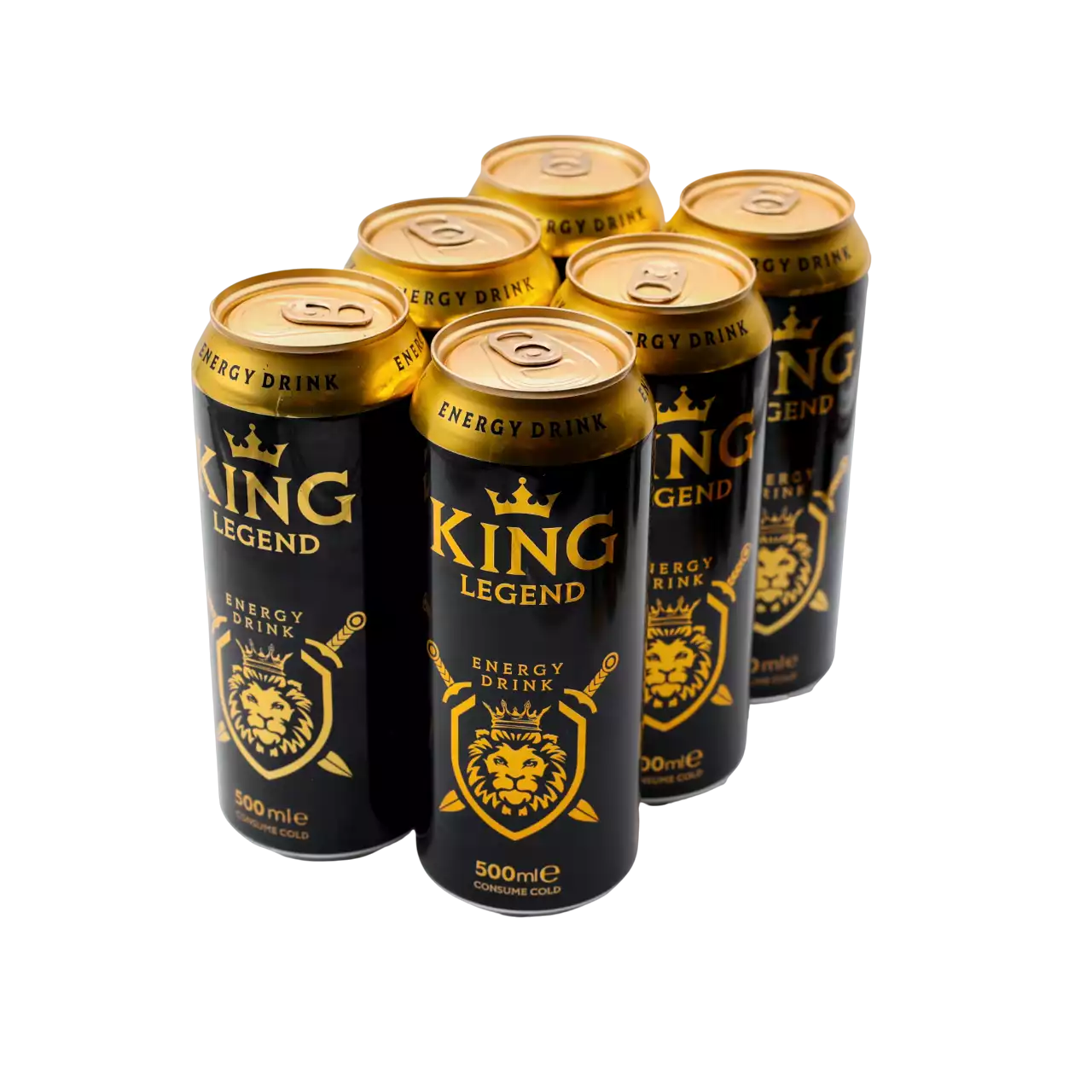 King 500 ml Legend Energy Drink 6 adet