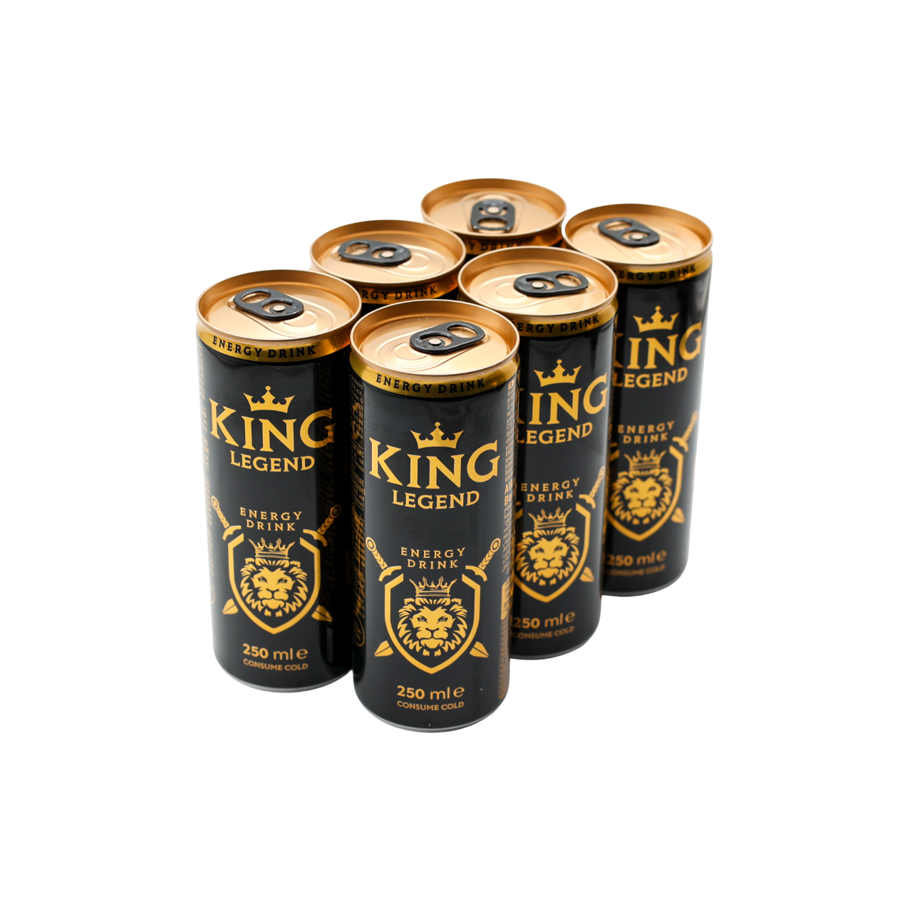 King 250 ml Legend Energy Drink 6 adet